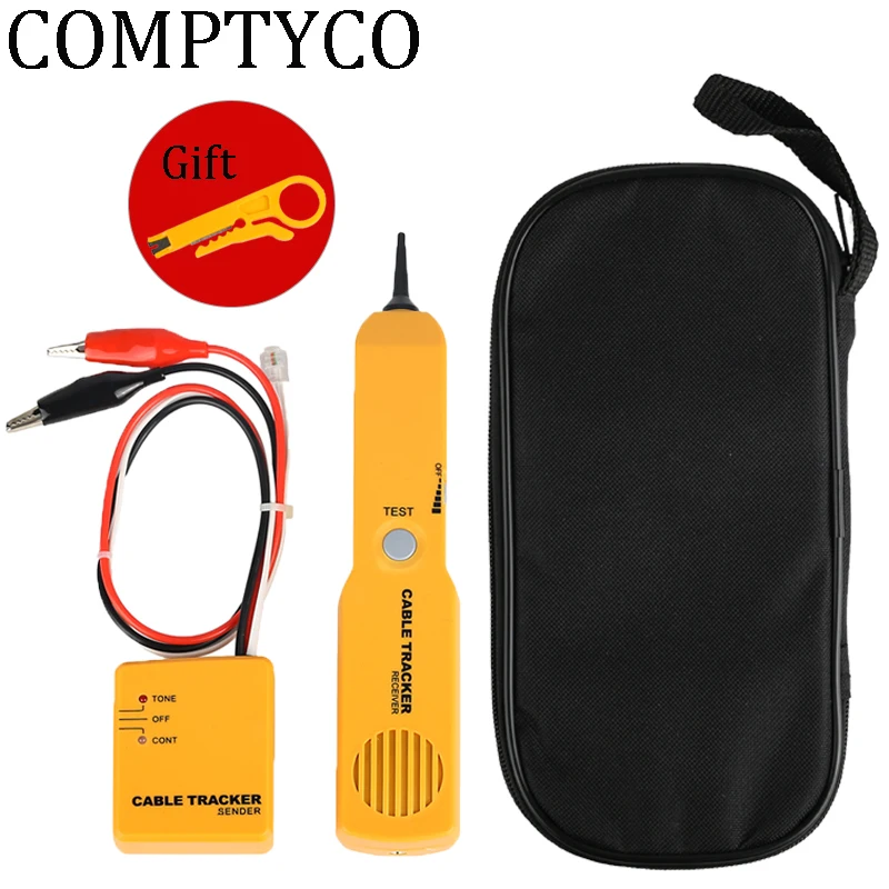 Tracker Diagnose Tone Finder Telephone Wire Cable Tester Toner Tracer