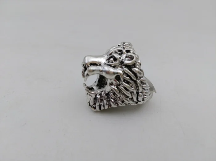 silver 18mm ring Новое кольцо для сигарет со львом, держатель для сигарет 8 мм, аксессуары для сигарет - Цвет: silver 18mm ring
