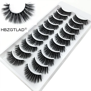 

NEW 10 pairs natural false eyelashes fake lashes long makeup 3d mink lashes eyelash extension mink eyelashes for beauty