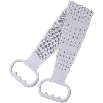 

Silicone Bath Body Brush, Shower Massager/Exfoliating Back Scrubber for Shower/Back Scratcher/Body Skin Scrubber Deep Clean