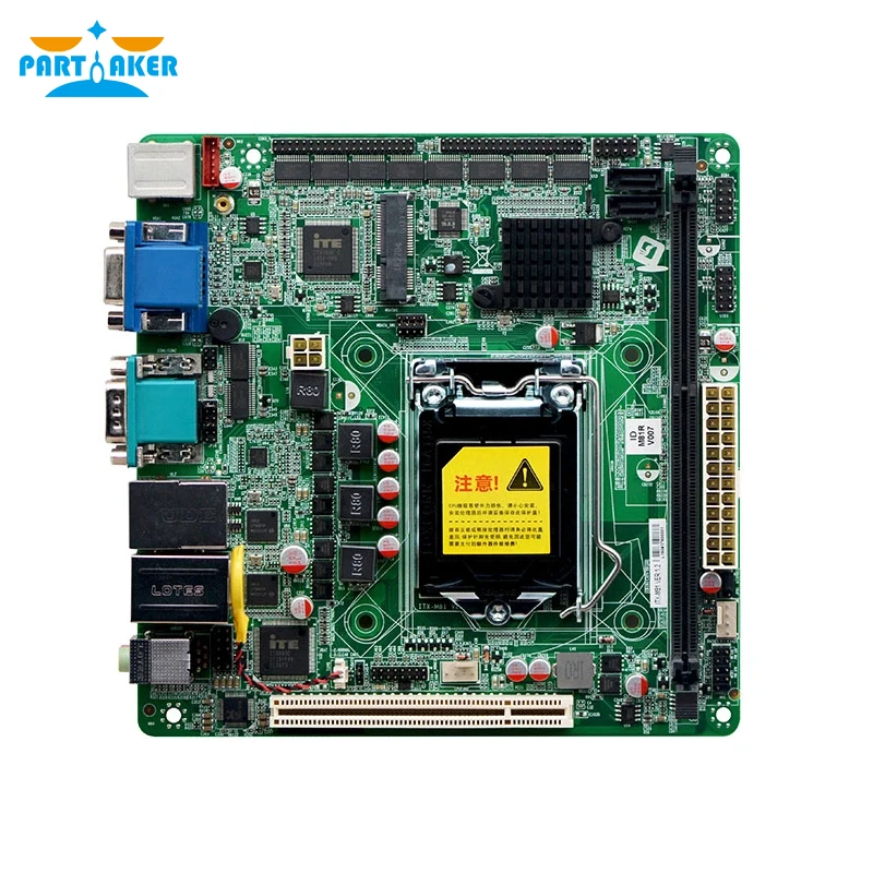 Причастником ITX-M81 двойной VGA двойной DDR3 LGA1150 Mini ITX H81 материнская плата с PCI