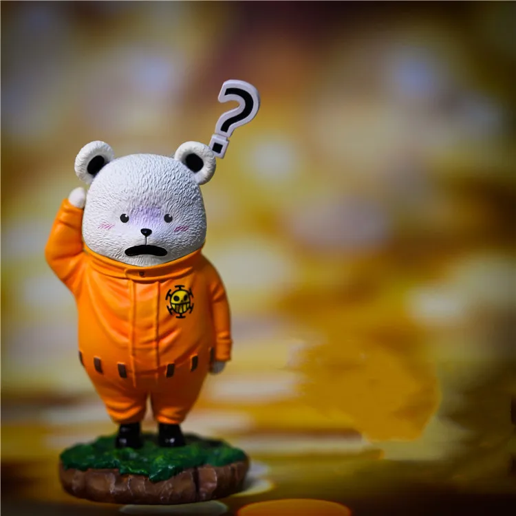 Anime One Piece Bepo Question Mark Pvc Action Figure Collectible Model Toys Doll 8 5cm Action Figures Aliexpress