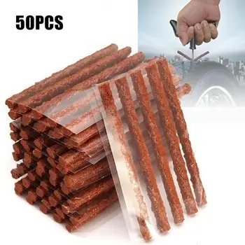 

5/50Pcs Car Fast Rubber Tire Repair Strip Auto Motorcycle Tire Repair Tape Puncture Strip Tubeless Rubber Wheels Kit Q8T1
