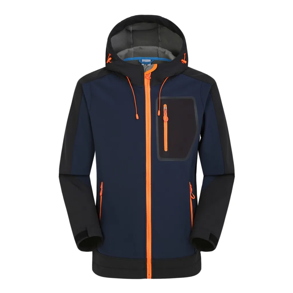 Мужские водонепроницаемые походные куртки гидрофобная одежда уличная дышащая походная рыбалка с капюшоном куртки Анти-УФ кожа пальто# D