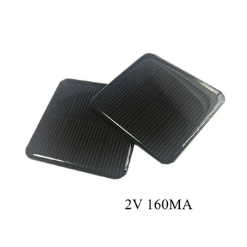 

1pc 50*50MM Mini Mono Solar Panel 160MA 2V for Mini solar panel charging and generating electricity DIY kit