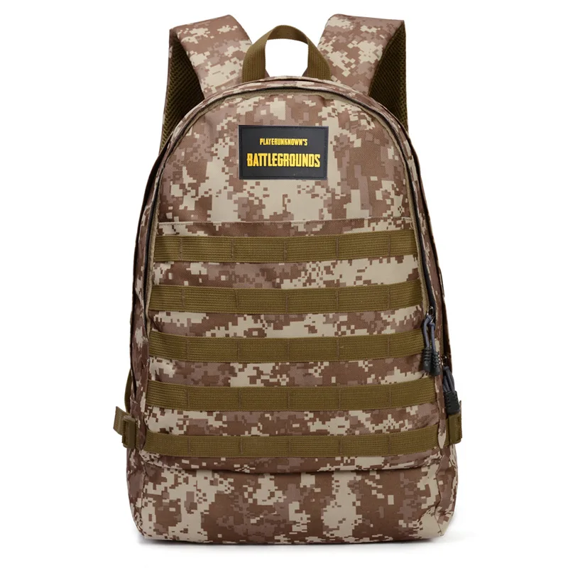 

Cross Border New Style Jedi Survival Chicken Level Three Bag Camouflage Sports Backpack High School Schoolbag Backpack