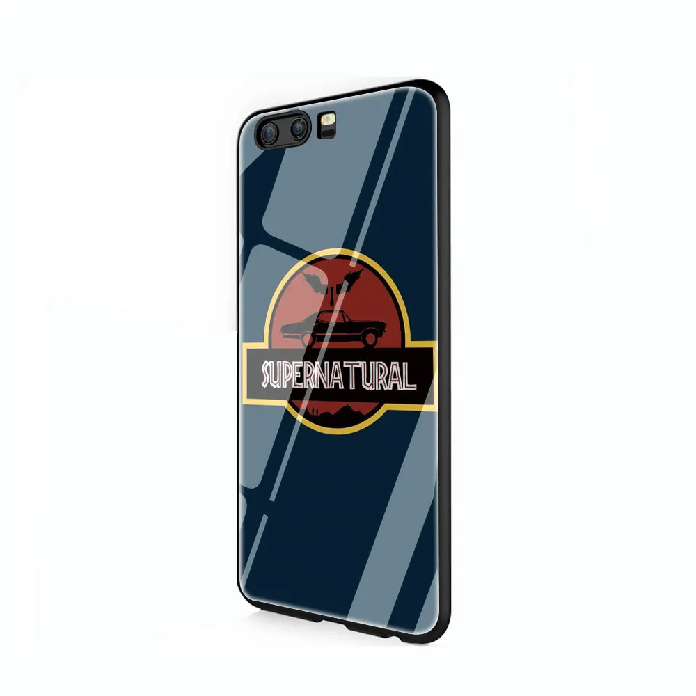G4 EWAU cool Supernatural tv логотип закаленное стекло чехол для телефона huawei mate P 10 20 30 Lite Pro Y9 Honor 8X 7A - Цвет: G4