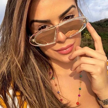 

Fashion Sunglasses for Women 2020 Big Frame Pilot Luxury Brand Vintage Sun Glasses Female Eyewear Retro Shades Oculos UV400