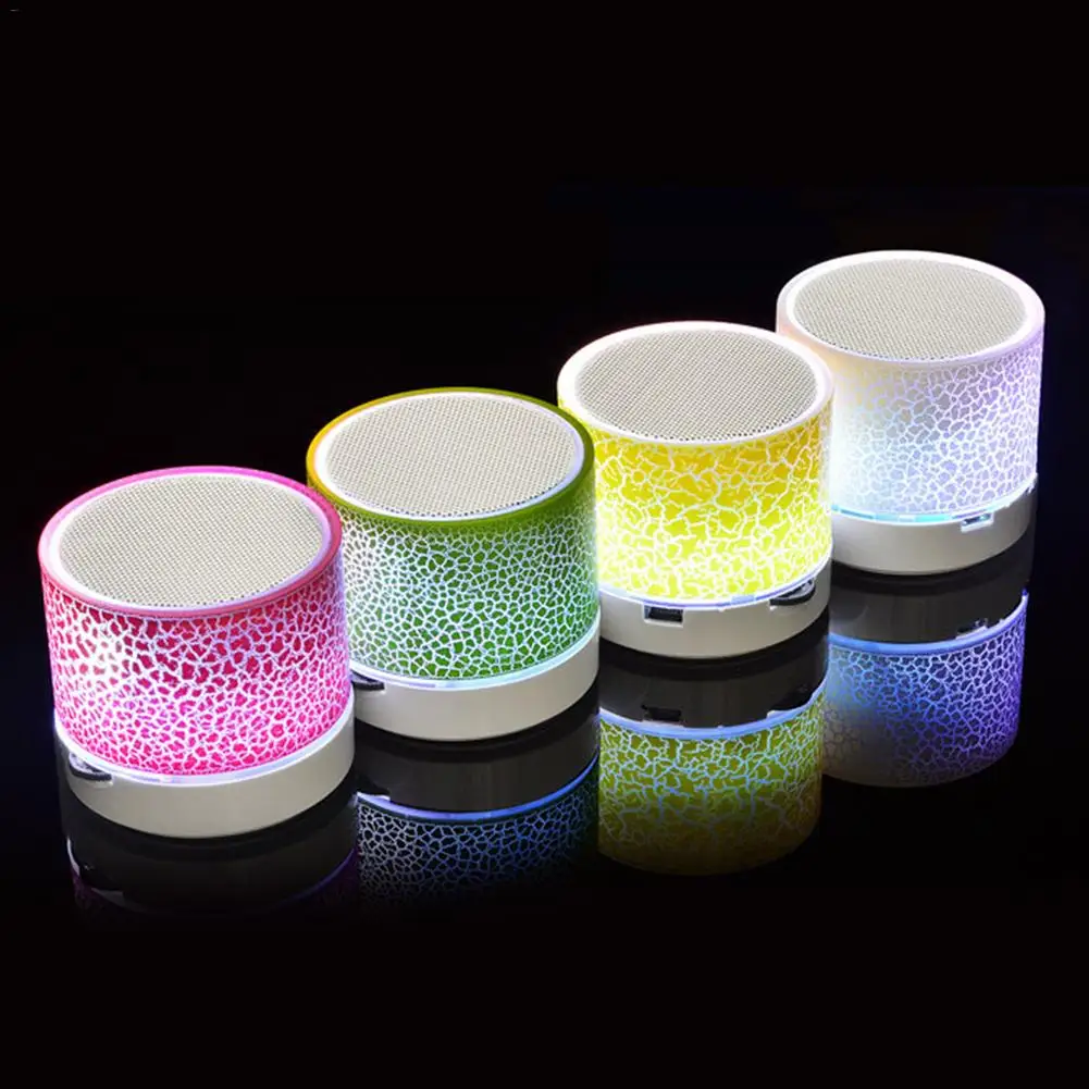 

Wireless Portable Bluetooth Colorful Light Speaker Mobile Phone Outdoor Speaker Mini Audio Subwoofer Support TF Card U Disk AUX