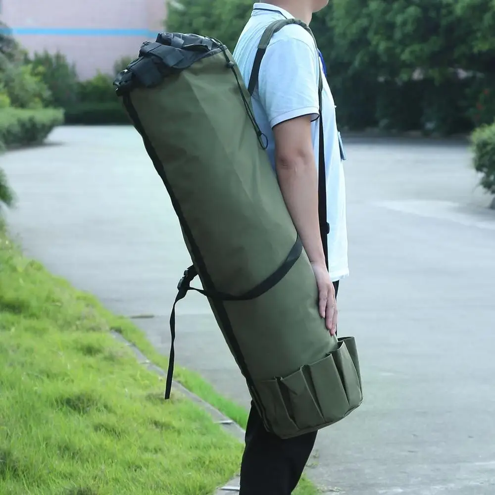 

Clearance Portable Outdoor Oxford Cloth Fishing Rod Pole Carrier Reel Tackle Tools Gear Carry Case Organizer Storage Travel Bag