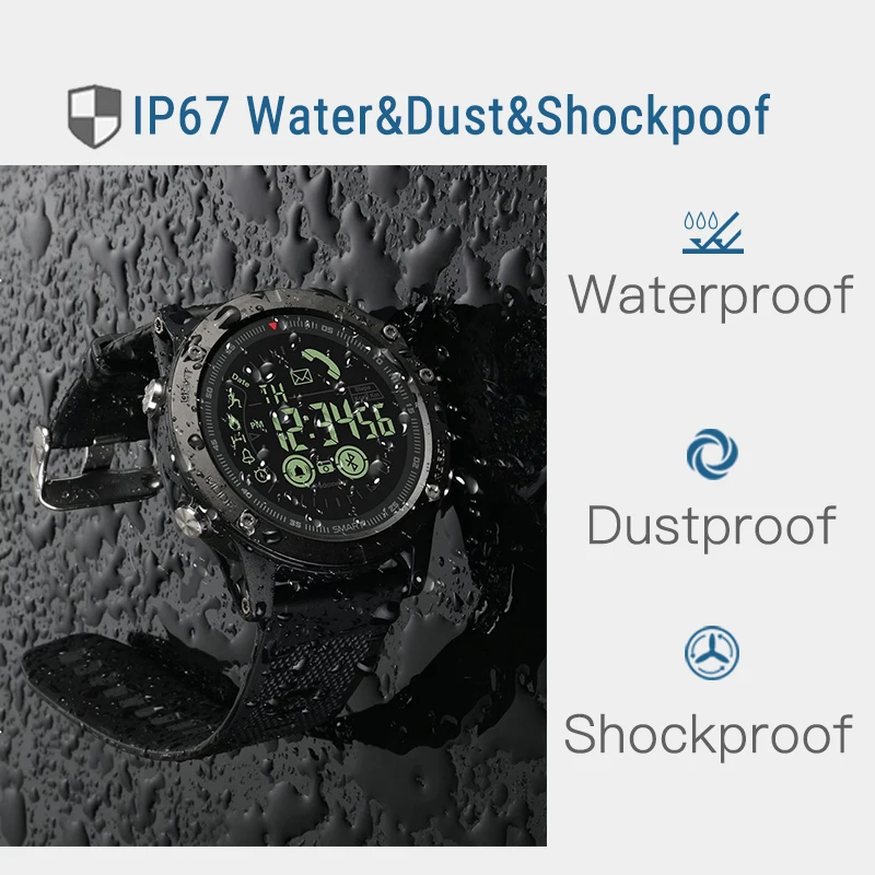 New Zeblaze VIBE 3 Long Standby Time 24h All-Weather Monitoring Smart Watch For IOS And Android | Электроника