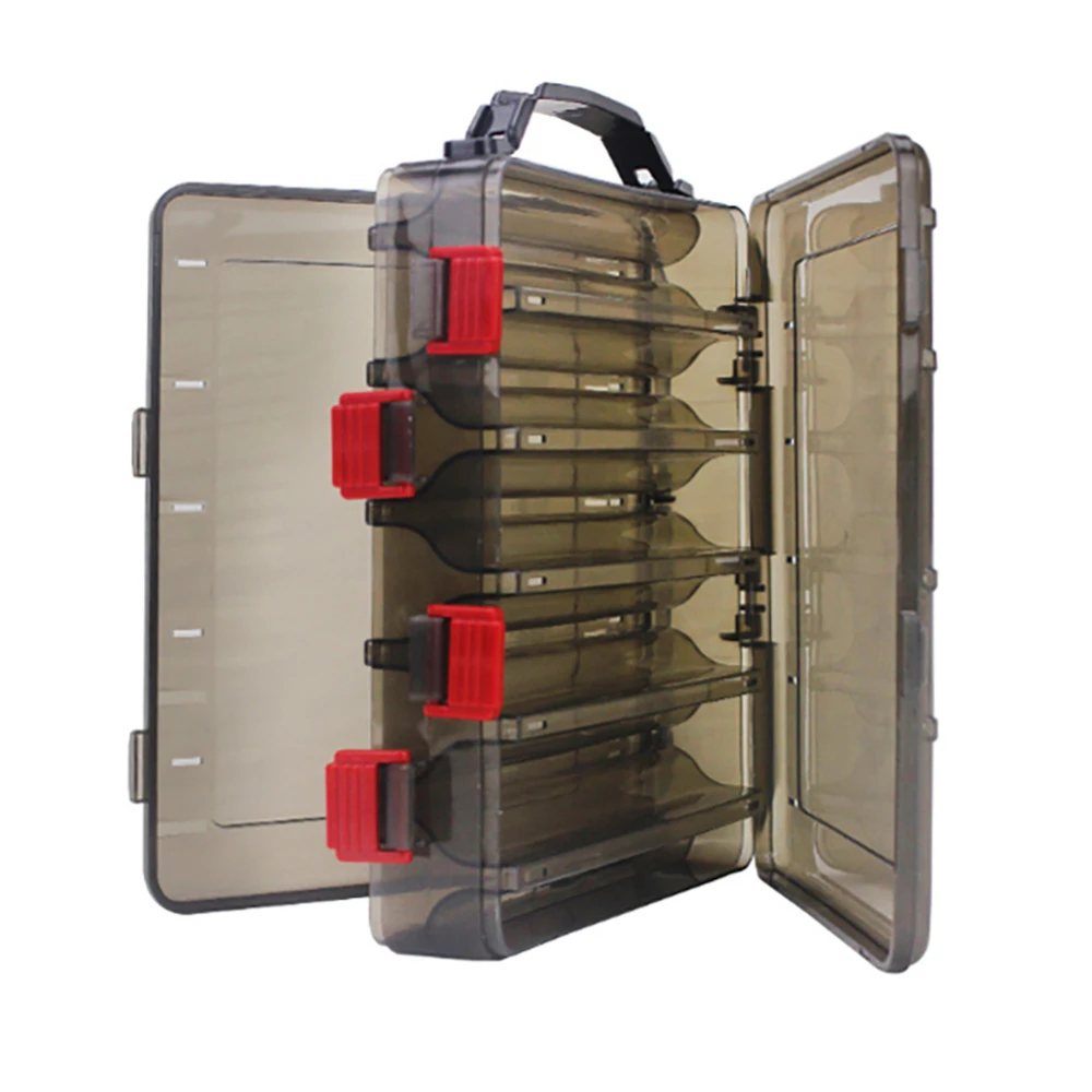 

Double Side 10 Compartments Fishing Lure Box Multifunctional Fishing Box Hooks Spoons Storage Boxes Fishing Tackle