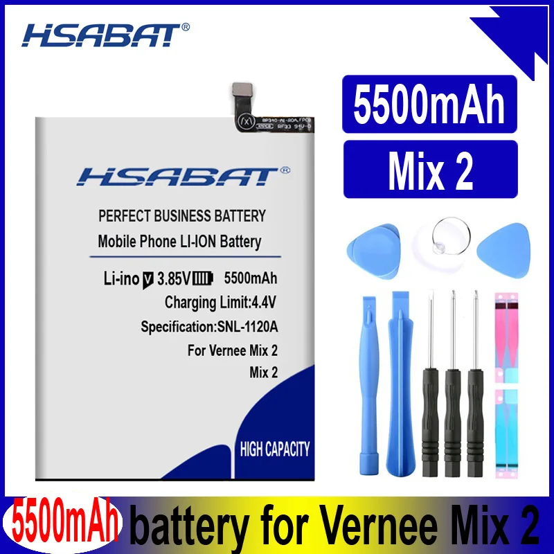 Мобильный телефон HSABAT Mix 2 аккумулятор 5500 мАч для Vernee | Мобильные телефоны и
