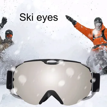 

Ski Goggles Myopia Snow Blind Windproof Sand Goggles Spherical Dual Lens Snow Goggles with Adjustable Strap