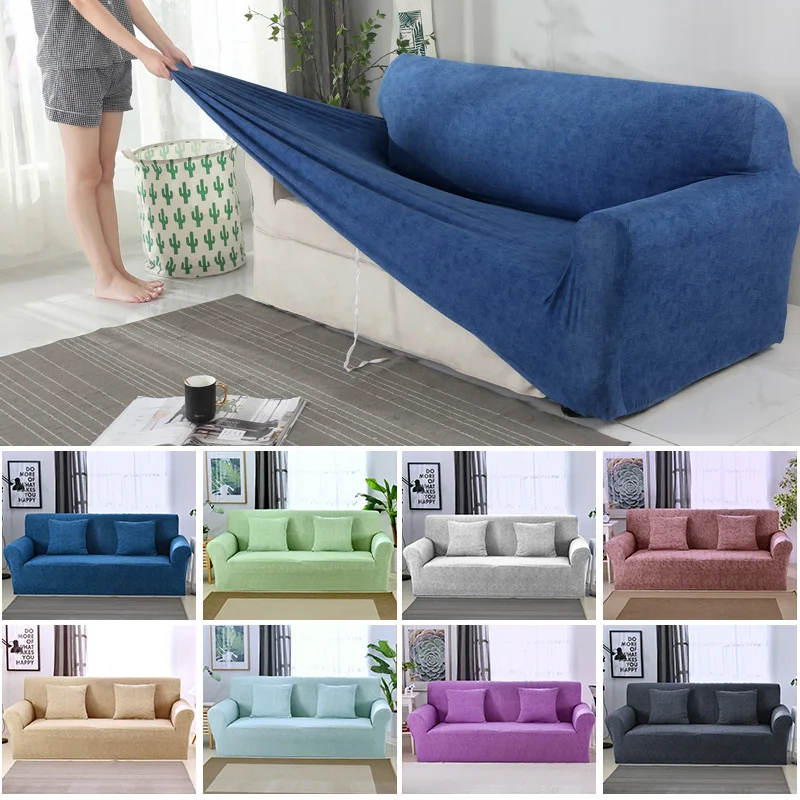 Elastic Cover for Sofa Living Room Sectional Couch Slipcover Furniture