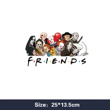 

Clown friend stickers patch Patches Appliqued Iron-On Clothing heat transfer patch