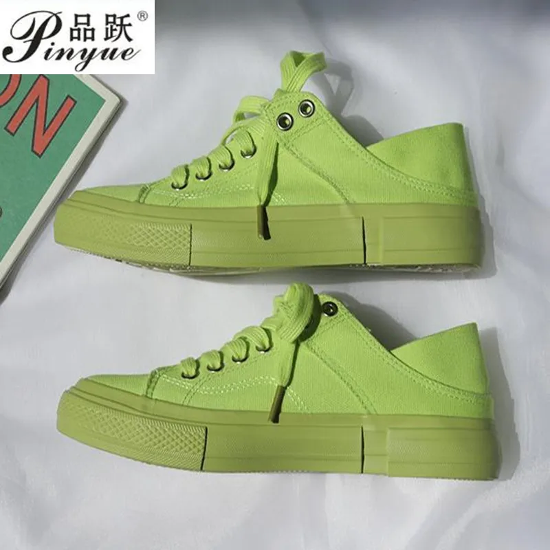 fluorescent pink sneakers