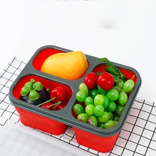 Складной Портативный Ланч-бокс большой емкости Ланч-бокс складной Ланч-бокс Экологичный Портативный Ланч-бокс большой емкости бант