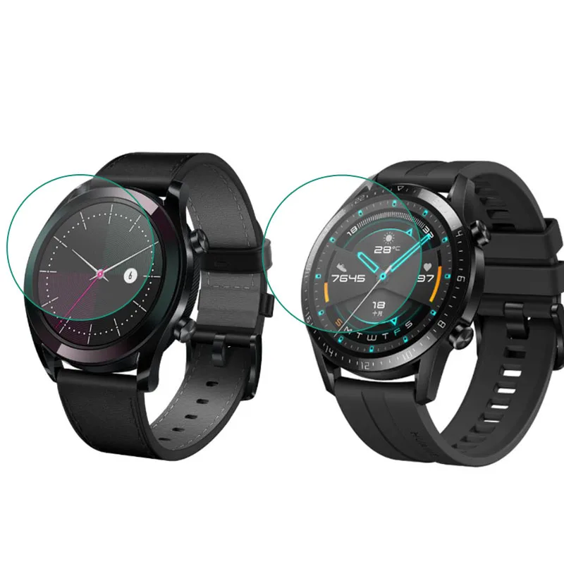 

Tempered Glass Clear Protective Film For Huawei Watch GT 2 Active / Elegant GT2 42MM 46MM Smartwatch Full Screen Protector Cover