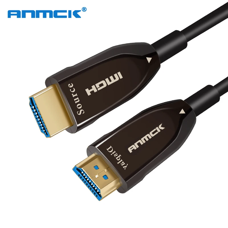 Оптический Кабель HDMI 2 0 4K 60HZ 3D 10M 15M 20m 30m 40m 50m для HDTV lcd ноутбука PS3 проектор