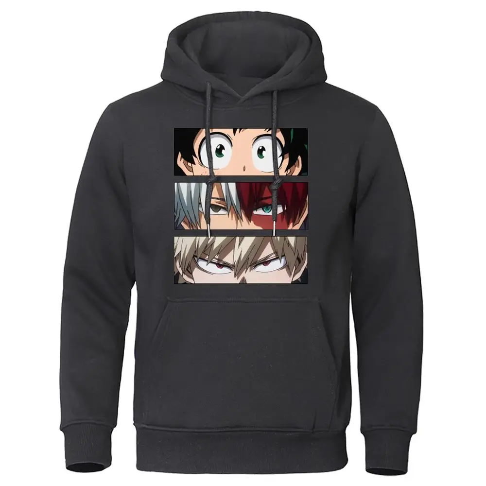 Mens Hoodies Clothing Tracksuit Sweatshirts-Quality Academia Streetwear Anime My Hero