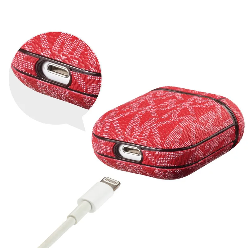 Защитный чехол для Airpods2, креативный, Apple, беспроводная Bluetooth гарнитура, жесткий чехол, кожаный чехол с надписью, Европа и Америка