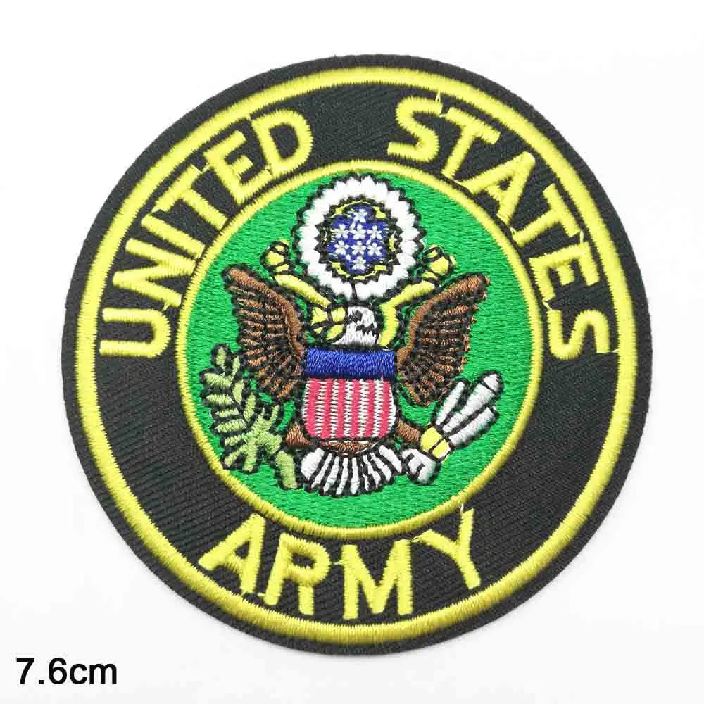 Military United States America Army Navy Air Force Iron on Embroidered Cloth Clothes Patch For Clothing Girls Boys Wholesale | Дом и сад