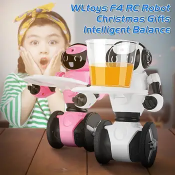 

WLtoys F4 WIFI Camera Remote Control Robot Intelligent Balance Obstacle Avoidance RC Robot with Camera Mini Toys for Children