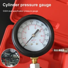 

0-300 PSI Auto Car Pressure Gauge Petrol Gas Engine Cylinder Compression Gauge Car Meter Test Leakage Diagnostic Tool