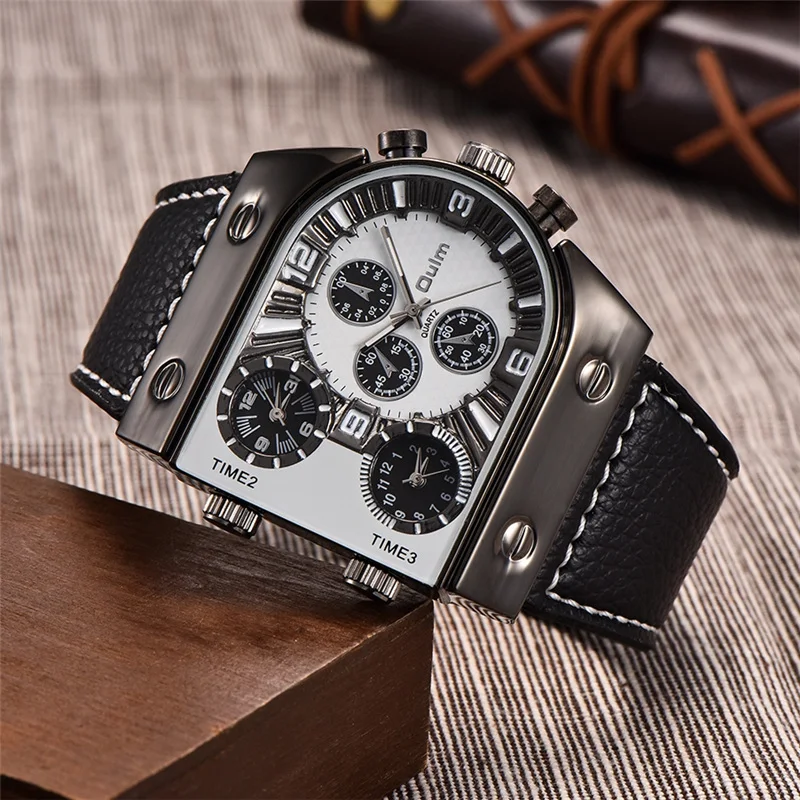 

Top Luxury Brand Quartz Mens Watches Fashion Leather Strap Men Watch Casual Date Sport Military Male Clock reloj hombre