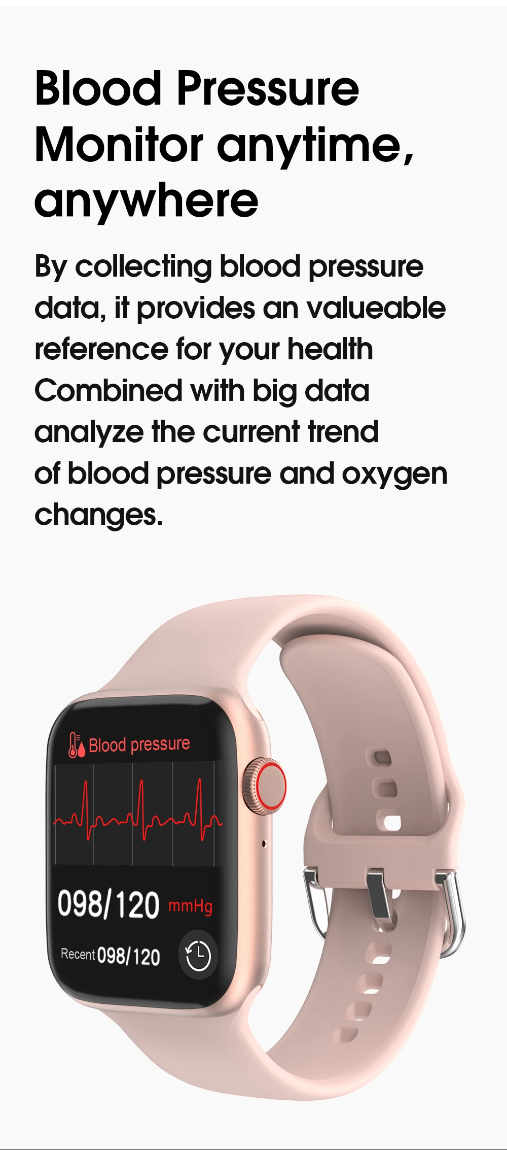 2021 New IWO W26 + Plus Smart Watch Rotate 1.75 Inch Screen Custom Dial ECG Body Temperature Bluetooth Call SmartWatch PK IWO 13