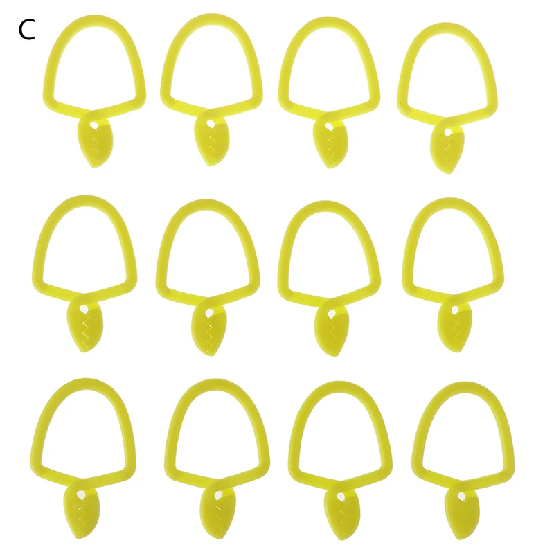 Цвет: желтый 12Pcs Utility Towel Socks Laundry Wash Hanging Plastic Clips Pegs Clothes Clamp - Цвет: Цвет: желтый