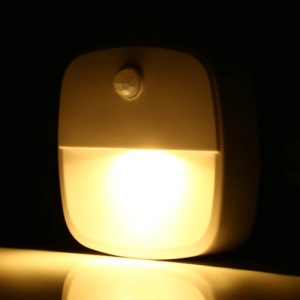 

Motion Sensor LED Night Light Stick-Anywhere Closet Light AAA battery Warm White Within 10ft Max Automatic lighting LED Lamp D35