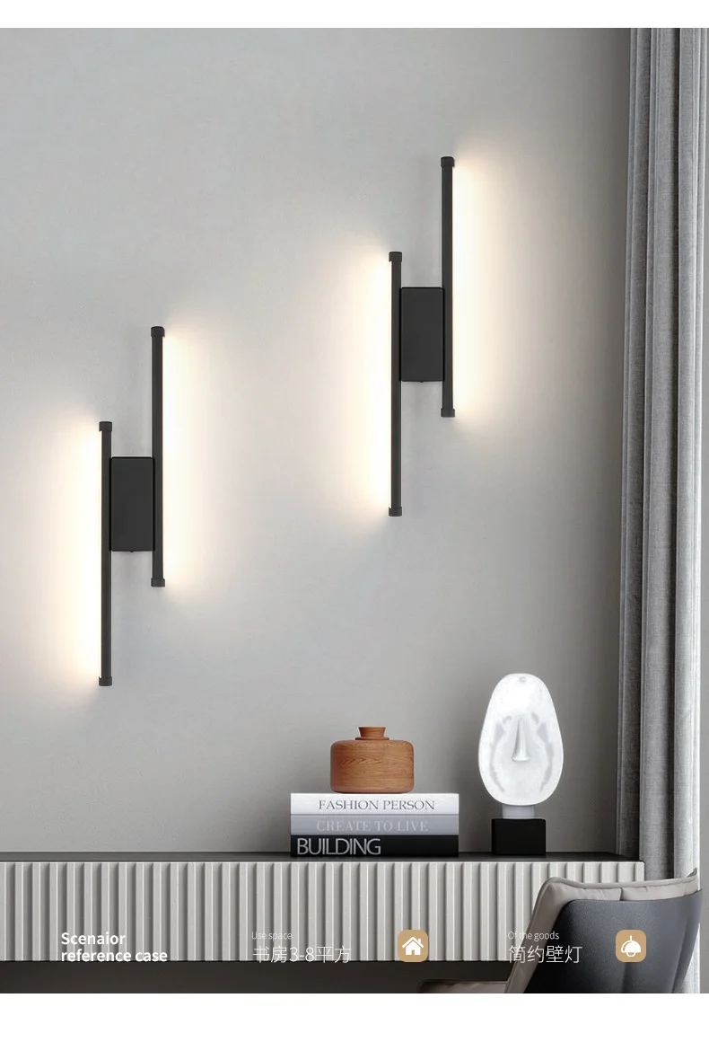 Luzes de Parede Moderno Cristal Luminária Luminaria Cabecero Cama Sala Estar Lâmpada Dinging Led 5 Computers & Electronics