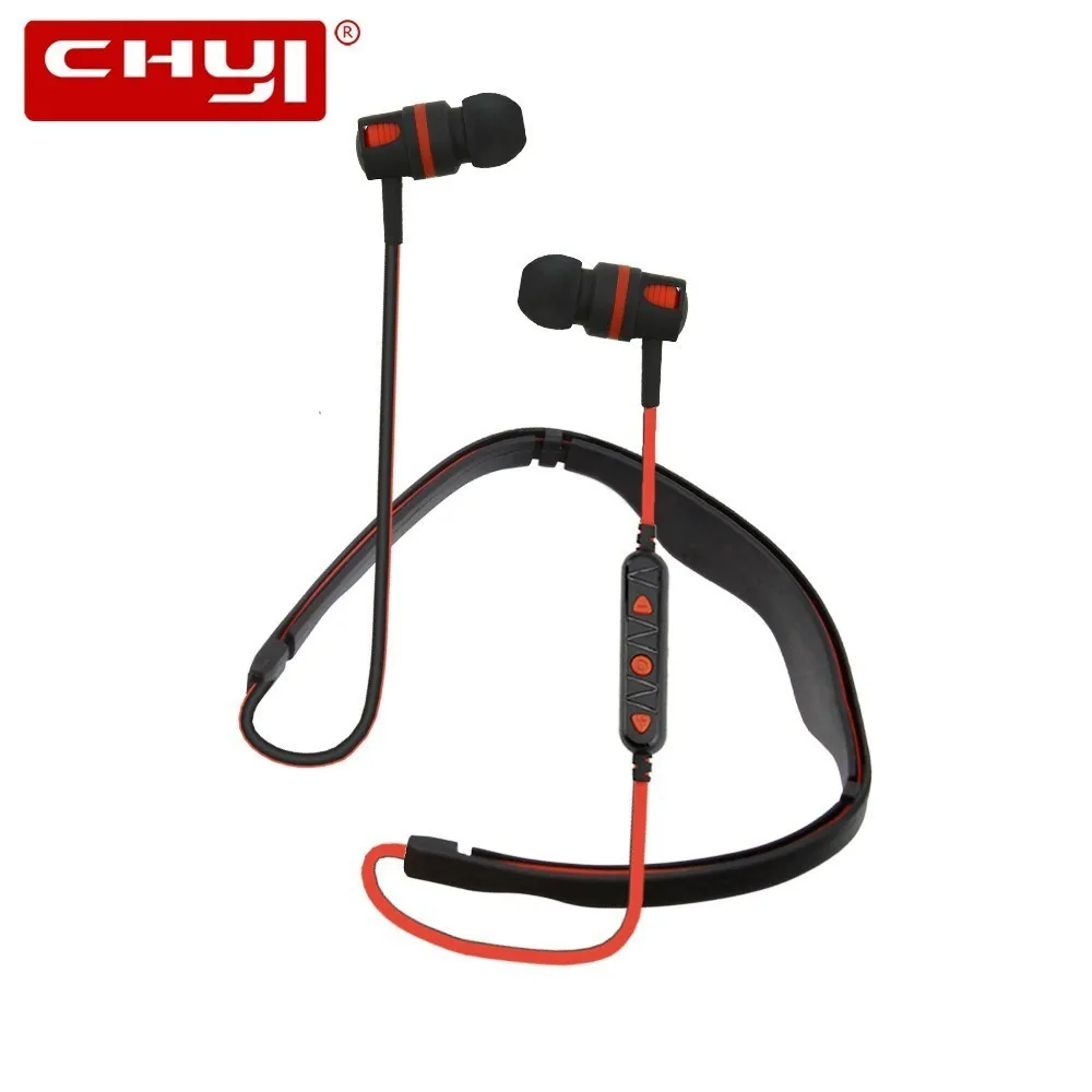 CHYI Wireless Bluetooth Earphone With Microphone Earbuds Sport Headphone Noise Canceling Earphones For IPhone Android Phone