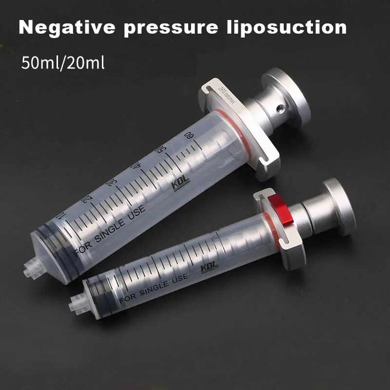 

Negative pressure liposuction cosmetic plastic autologous fat transplantation liposuction needle manual injection suction negati