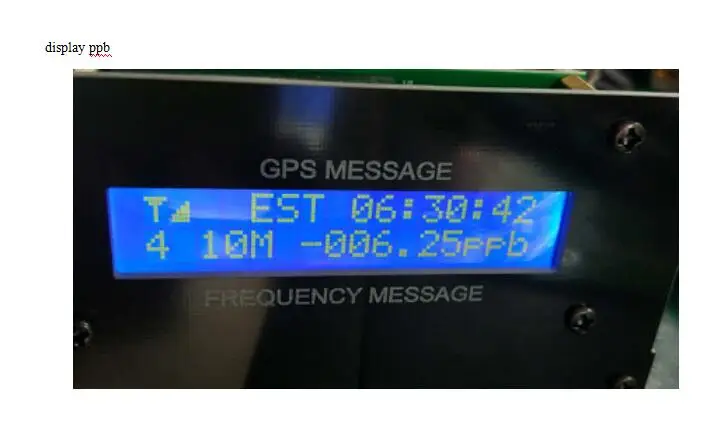 TZT gps DO gps Colck 10 м с ЖК-дисплеем частотное сообщение disciplминированный осциллятор