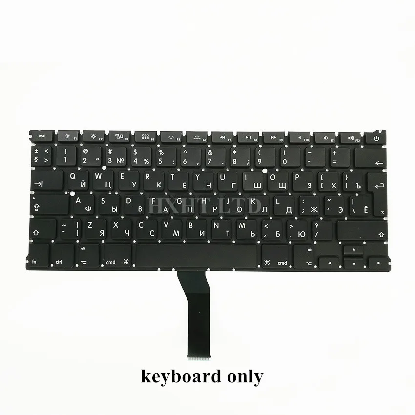 keyboard only A1369 A1466 ru-россия клавиатура для Apple Macbook Air 1" A1369 A1466 Клавиатура ноутбука 2011 2012 2013 лет - Цвет: keyboard only