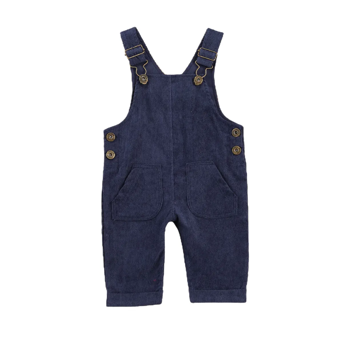 6M-3Years Toddler Baby Girl Boy Match Clothes Stripe Bib Pants Overalls Suspender Pants