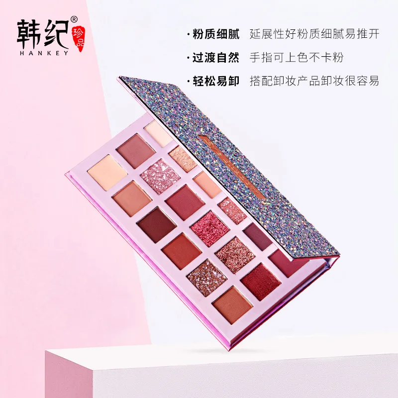 18 Colors Glitter Galaxy Lasting Eye Shadow Palette Pigment Shimmer Matte Eyeshadow Makeup Flash Shine Diamond 3