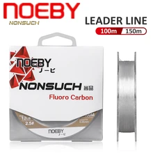 NOEBY – ligne de pêche en fluorocarbone, Monofilament, Leader, carpe, 100m/150m, 4 32lb, 0.15 0.48mm, en Fiber de carbone 