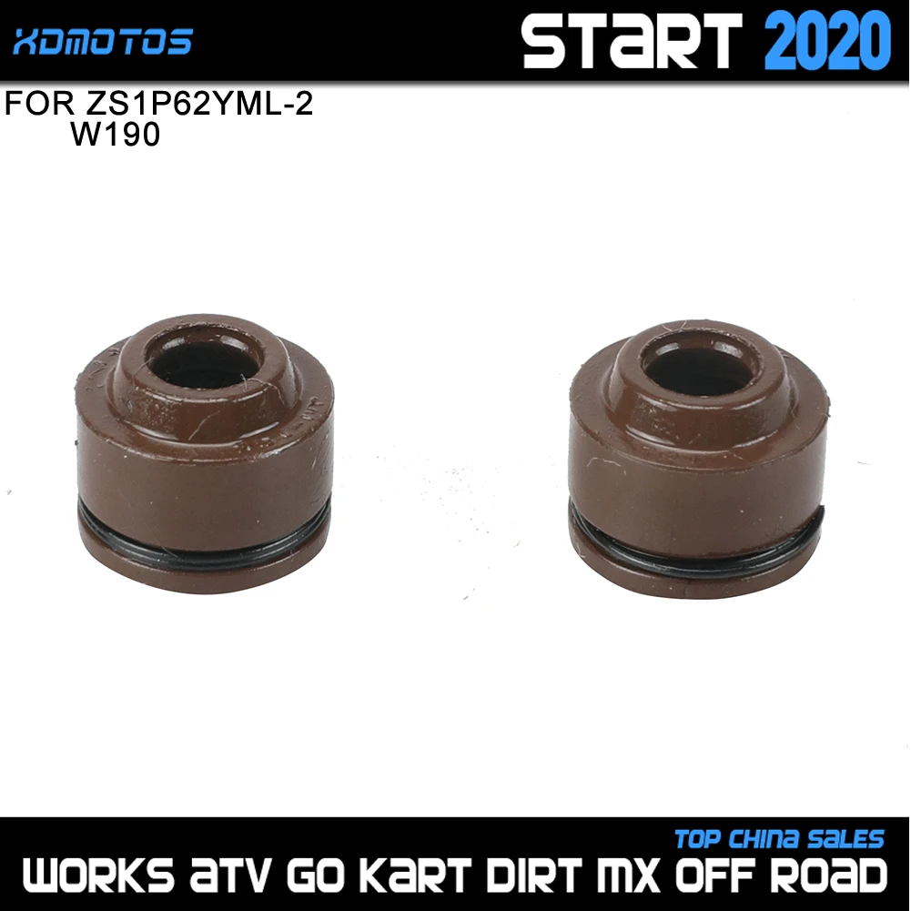 2V 전기 스타터 엔진 오일 씰 Zongshen 190cc Z190 W190 ZS1P62YML-2 2V 전기 스타터 엔진 먼지 구덩이 자전거 Atv 쿼드