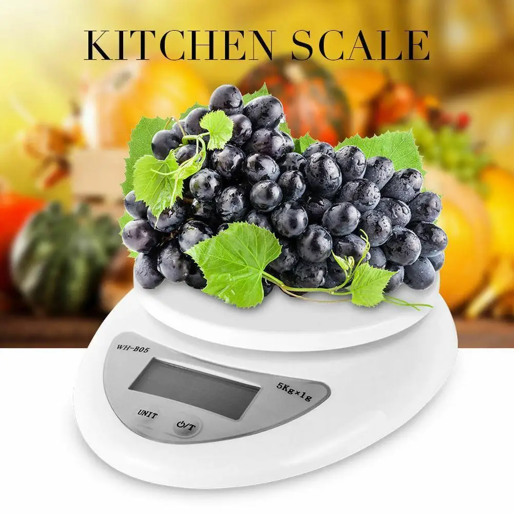 Новый 11LB / 5 кг точные Кухня цифровой светодиодный электронная чаша измерения