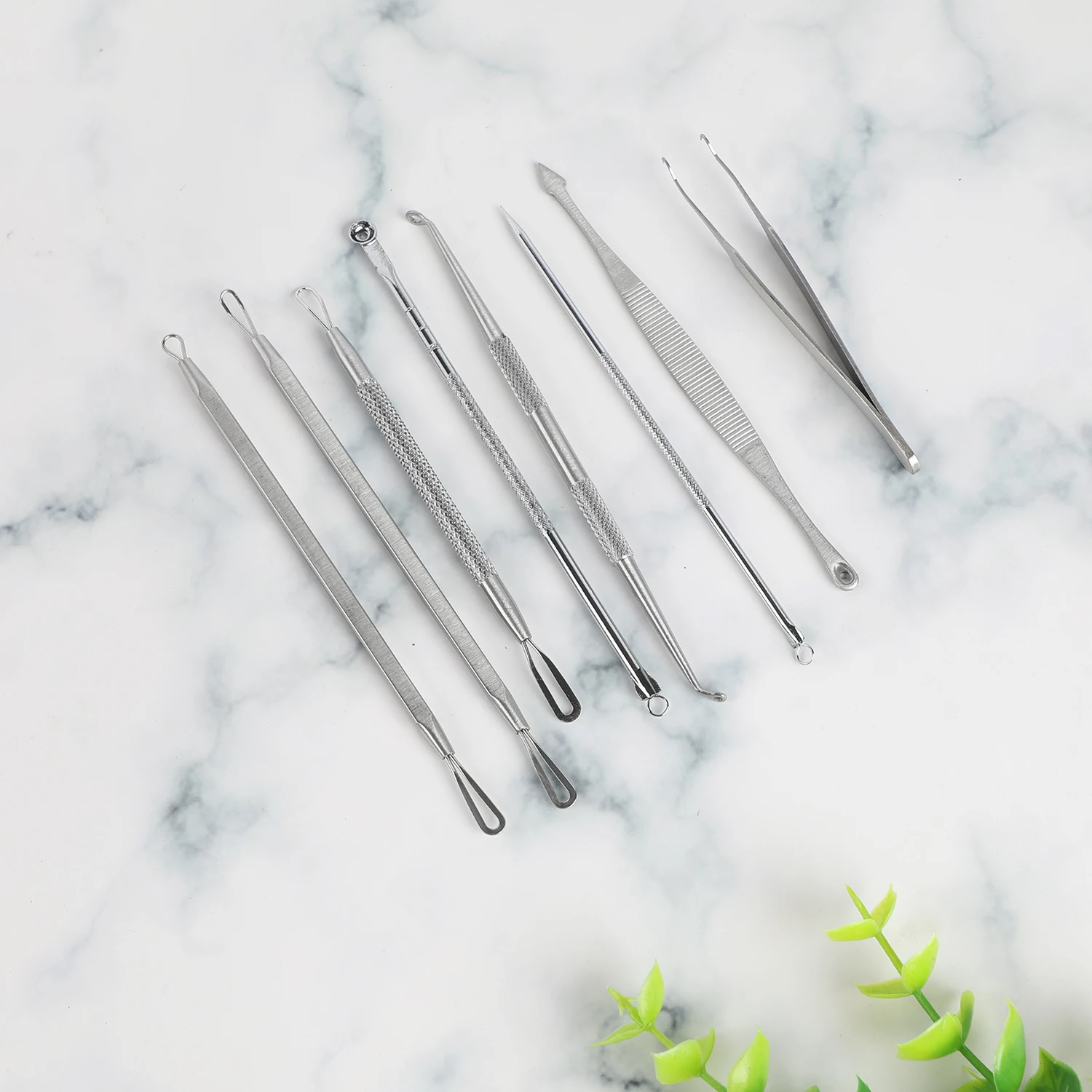 New 8 Pcs Comedone Acne Removal Pimple Needle Blackhead Remover Black Head Extractor Tool Cleanser Beauty 5