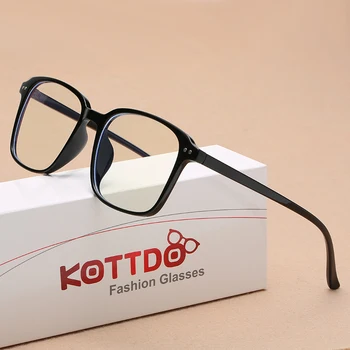 

Vintage Anti-Blue Light Square Eyeglasses Fashion Men and Women Optical Myopia Plastic Glasses Frame New Computer Eyewear