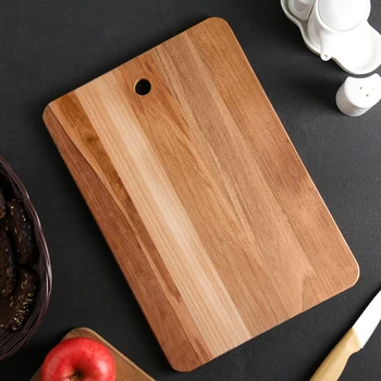 

Cutting board "Rectangular" large, solid beech, 35 × 24.5 × 1.8 cm