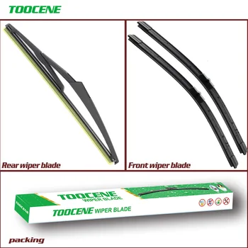 

Front And Rear Wiper Blades For Peugeot 207(Estate) 2006-2012 Windshield Wiper Auto Car Styling 26+17+12