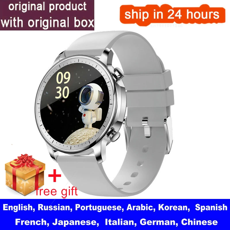 New V23 Smart Watch Women Men Full Screen Touch IP67 Waterproof Heart Rate Blood Monitor for iOS Android Sport Smartwatch 
