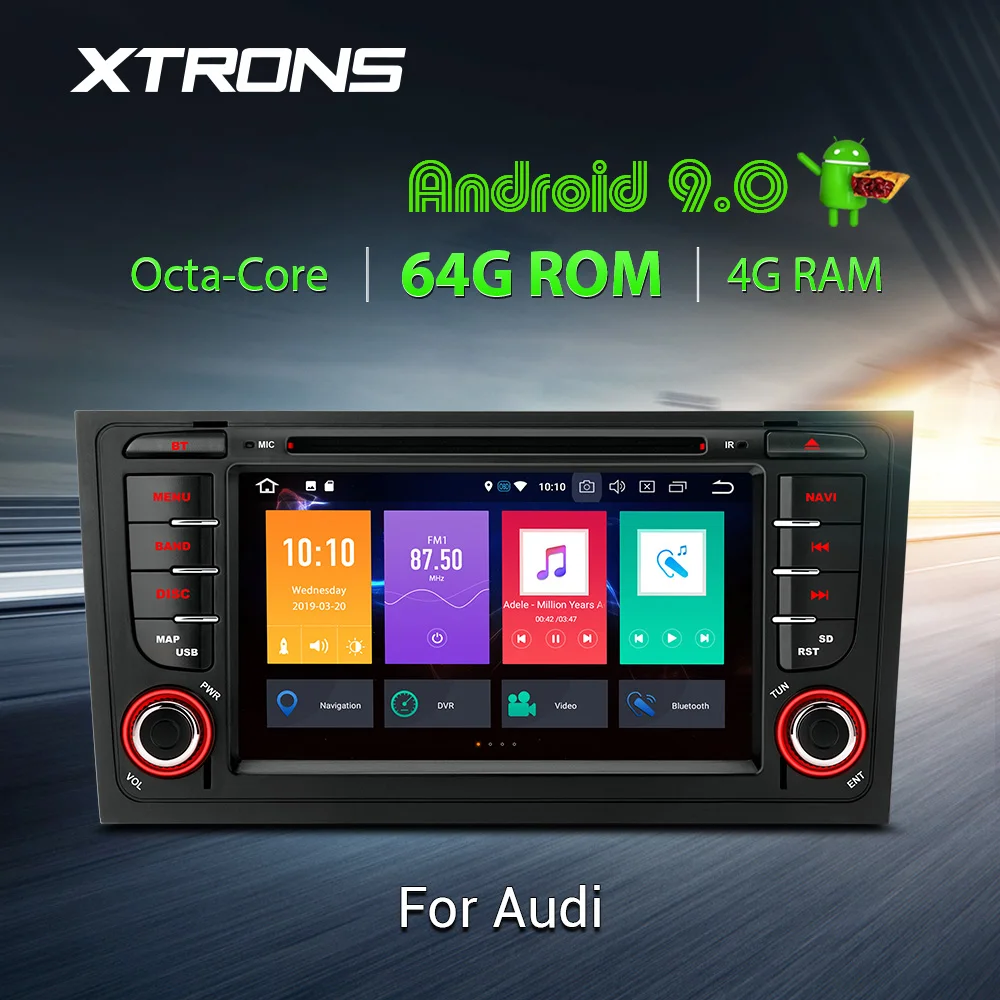 XTRONS 7 &quotAndroid 9 0 Octa Core 64 Гб Встроенная память 4 Оперативная Автомобильный DVD Плеер
