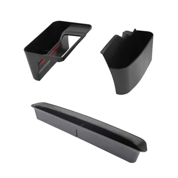 

Gear Tray Gear Shifter Console Side Storage Box for 2018-2019 Jeep Wrangler JL, & Grab Tray Passenger Storage Tray